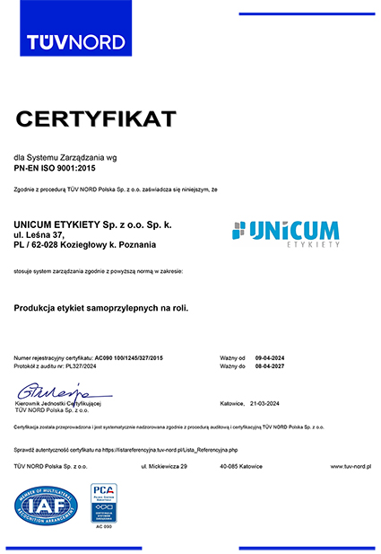 Certyfikaty
